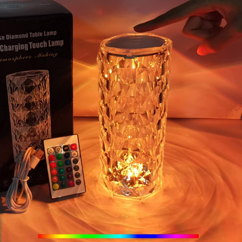 Crystal Diamond Table Lamp