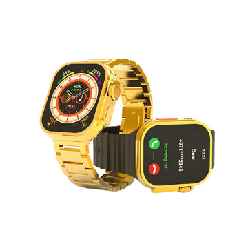 Gold Smart Watch + 2 Straps