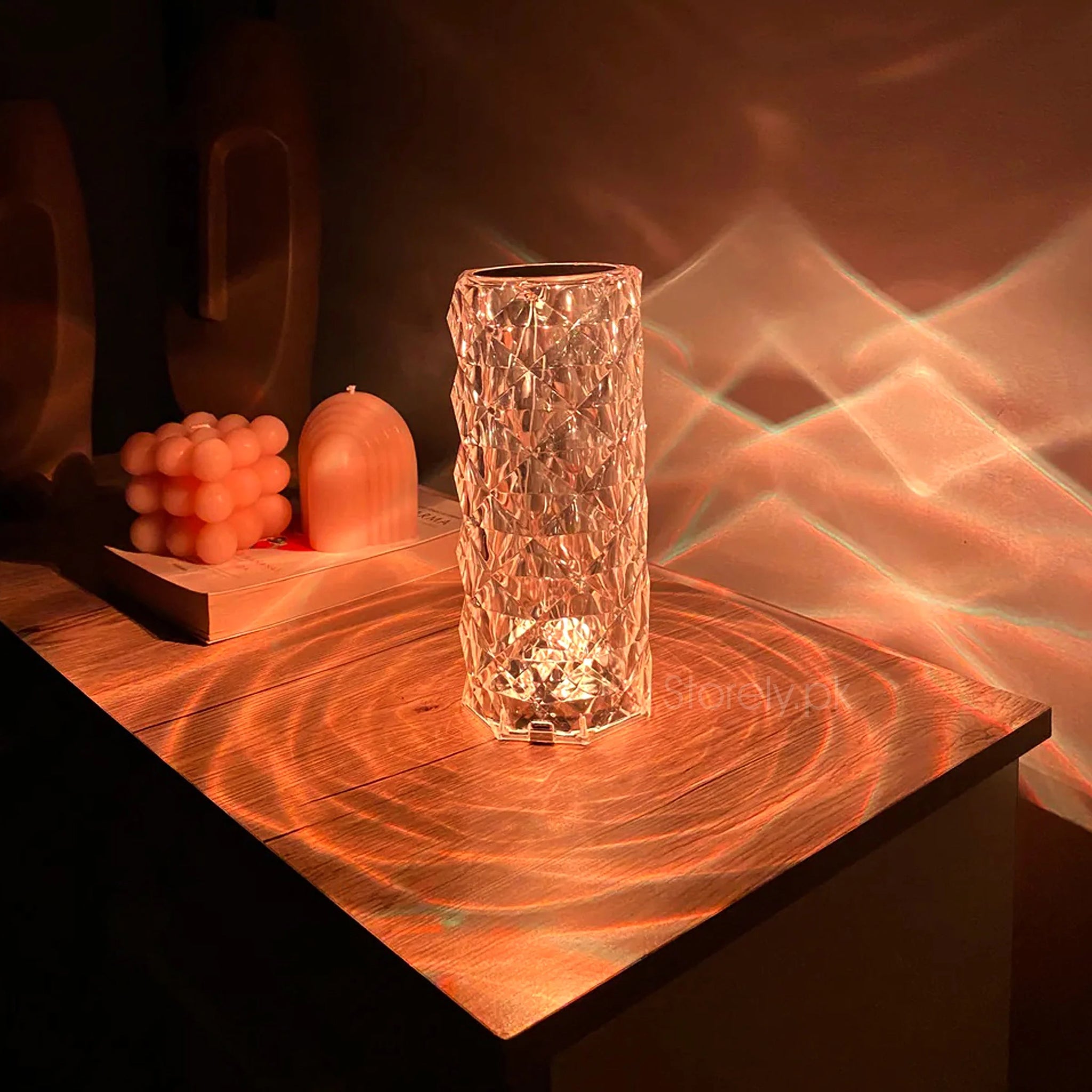 Crystal Diamond Table Lamp